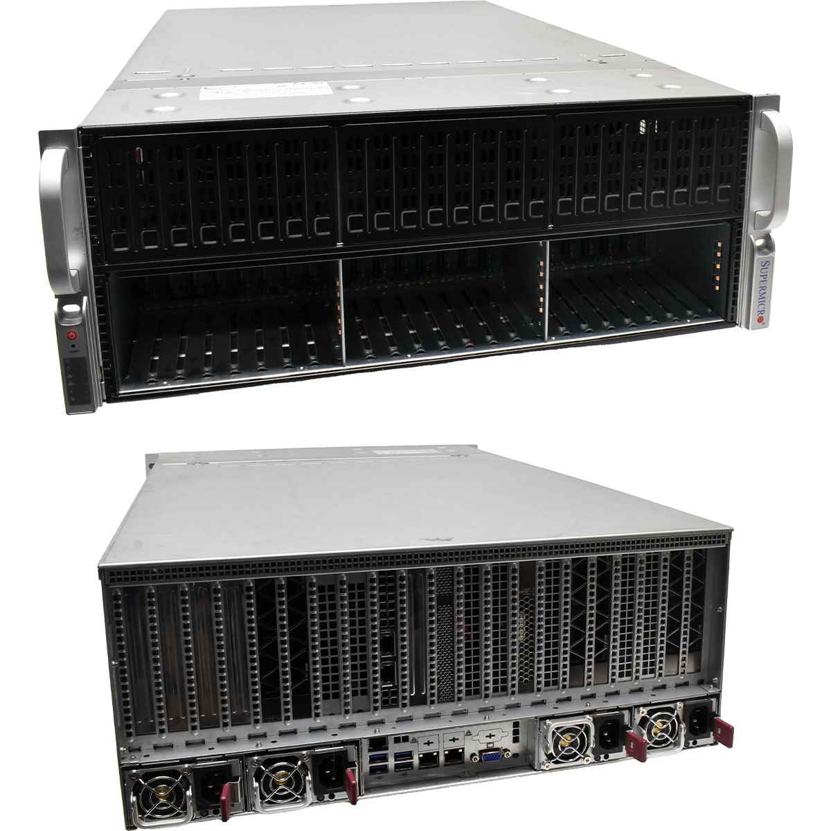 Supermicro 4028GR-TRT2 X10DRG-OT+-CPU 2x E5-2680 V4 256GB DDR4 RAM 3x NVidia P40 Supermicro 4028GR-TRT2 X10DRG-OT+-CPU 2x E5-2680 V4 256GB DDR4 RAM 3x NVidia P40