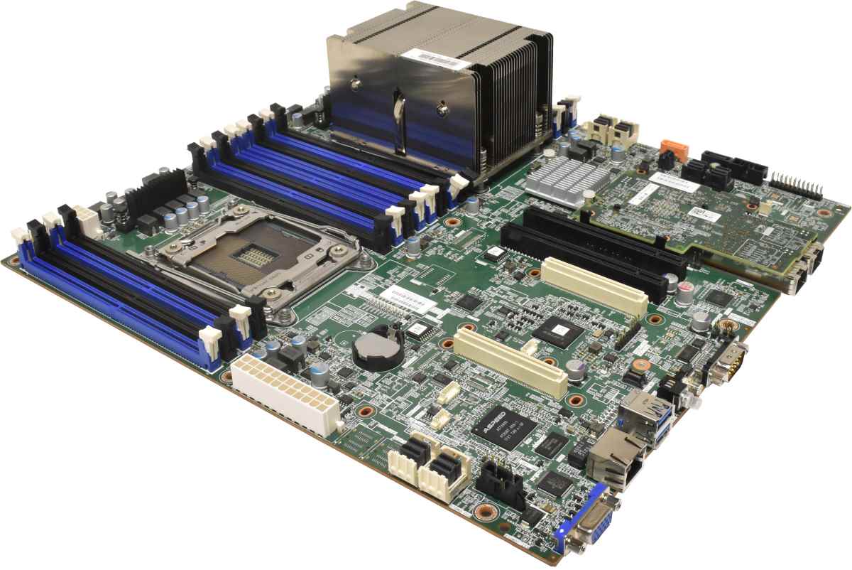 Lenovo E-ATX Mainboard 1x Heatsink 2x LGA-2011-3 RD452X B800G3-N 70SSR139GE