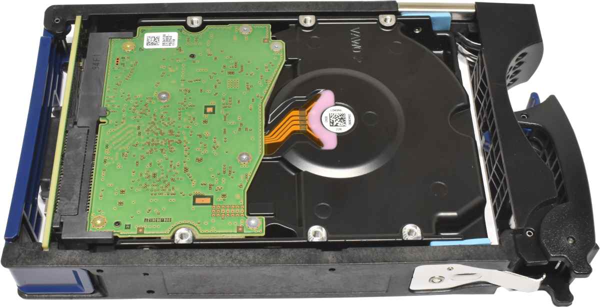 Dell EMC 4TB 3.5" 12G 7.2K SAS HDD Festplatte HUS726T4TAL4200 0B36106 mit Rahmen