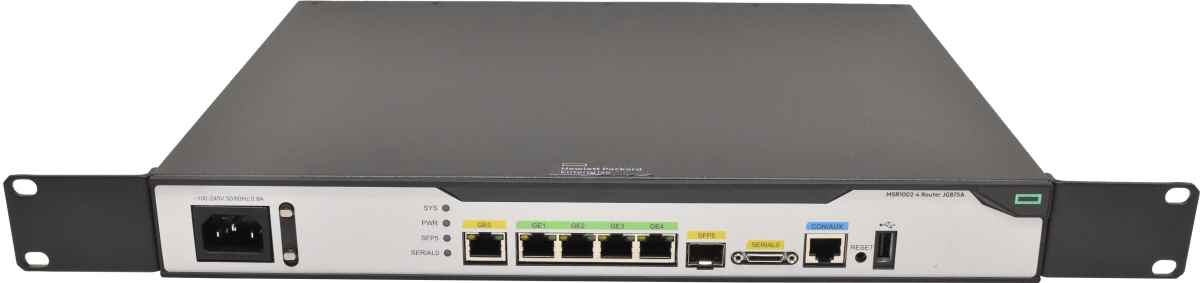 HP MSR1002-4 AC FlexNetwork Router JG875A HP MSR1002-4 AC FlexNetwork Router JG875A