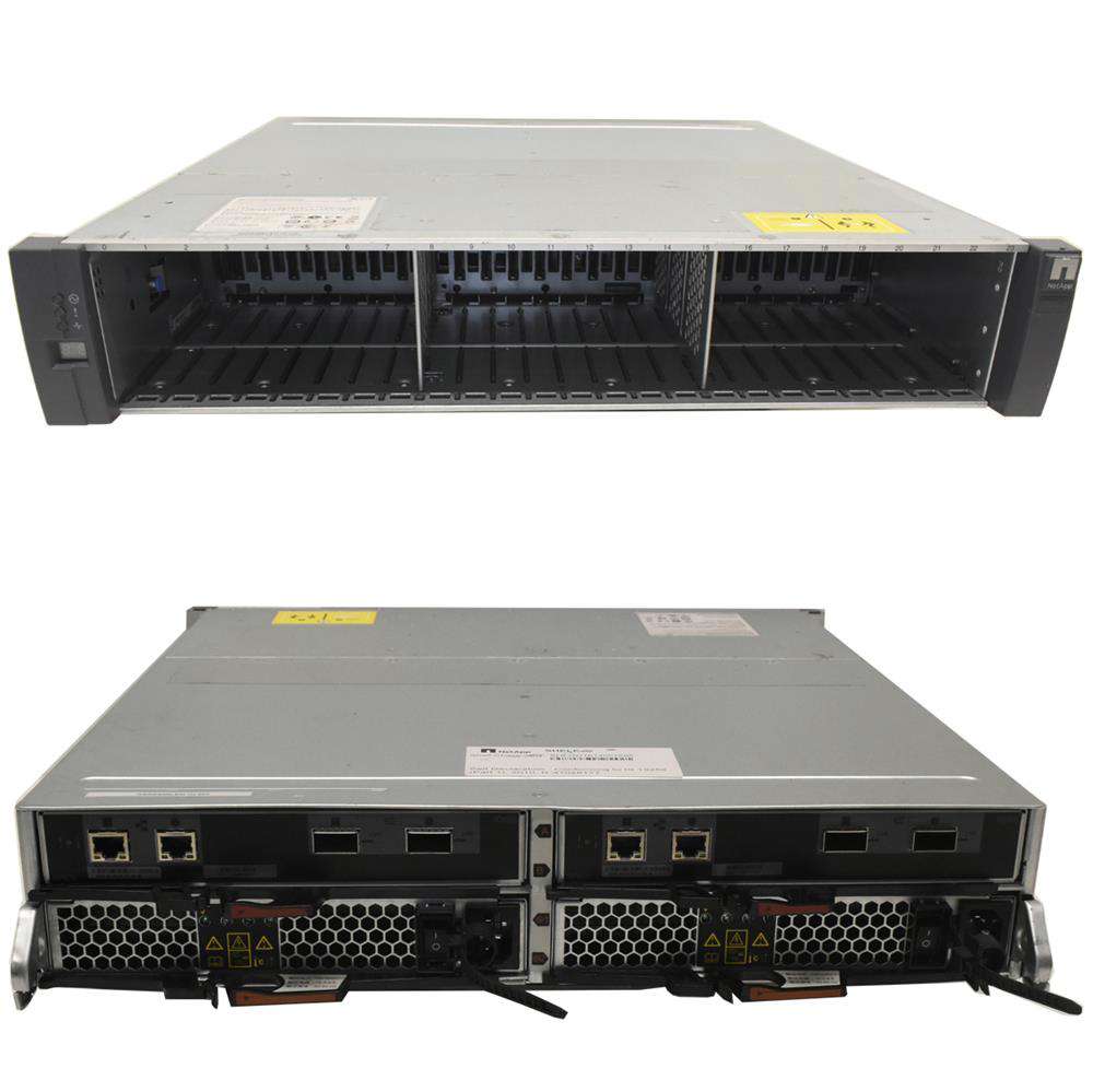 NetApp-DS2246-Disk-Shelf-2U-NAJ-1001-24x-Bay-2-5-2-001.jpg NetApp DS2246 Disk Shelf 2U NAJ-1001 24x Bay 2.5 2x PSU 2x IOM6 Module 111-01070