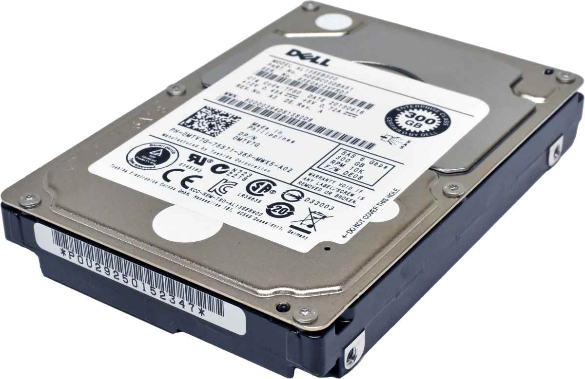 Dell Toshiba 300GB 0MTV7G AL13SEB300 6G 2.5" 10K SAS HDD