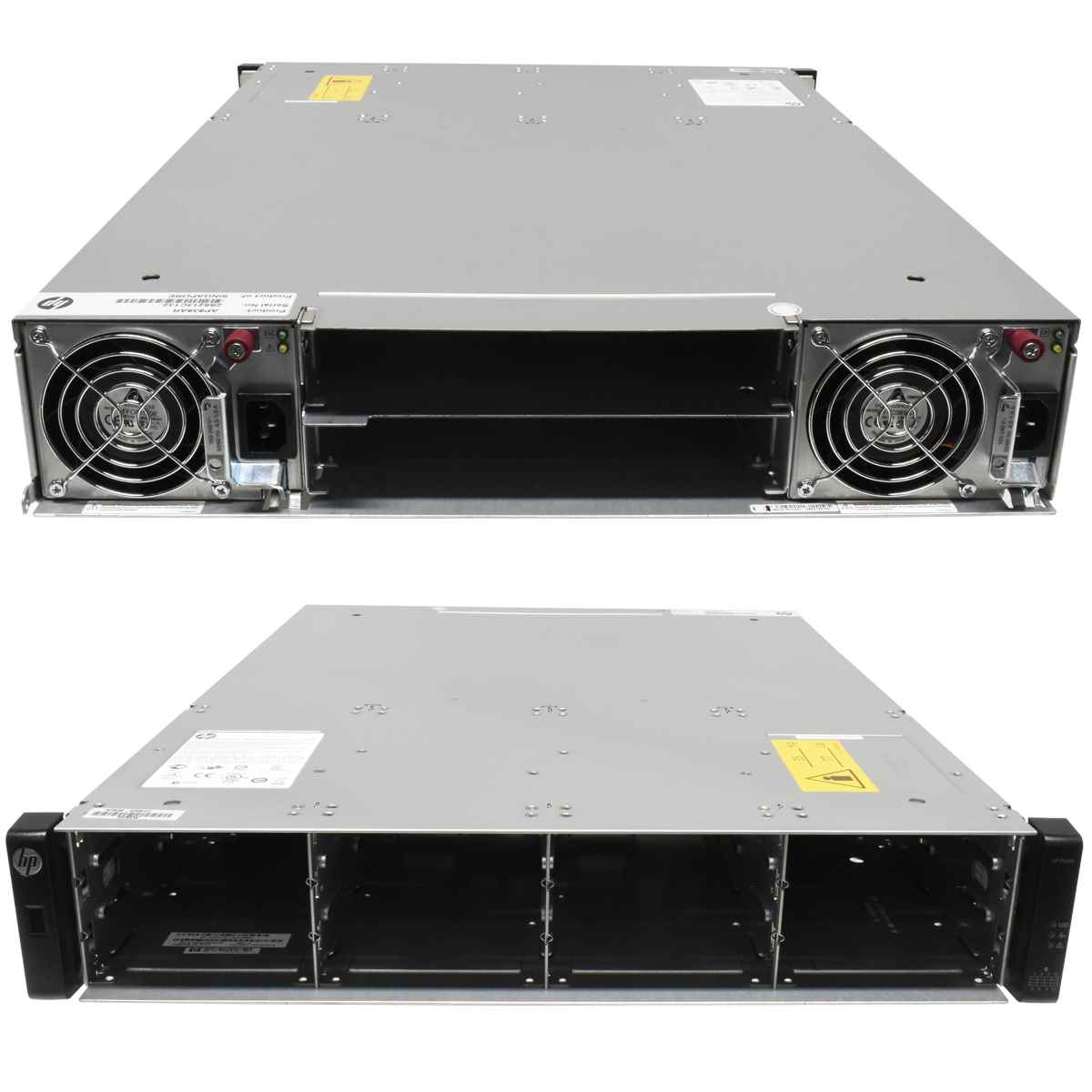 HP P2000 LFF Modular Smart Array Chassis AP838AR 12x 3,5 Zoll Bay NEW NEU OVP 2x Netzteil 573W Rail Kit