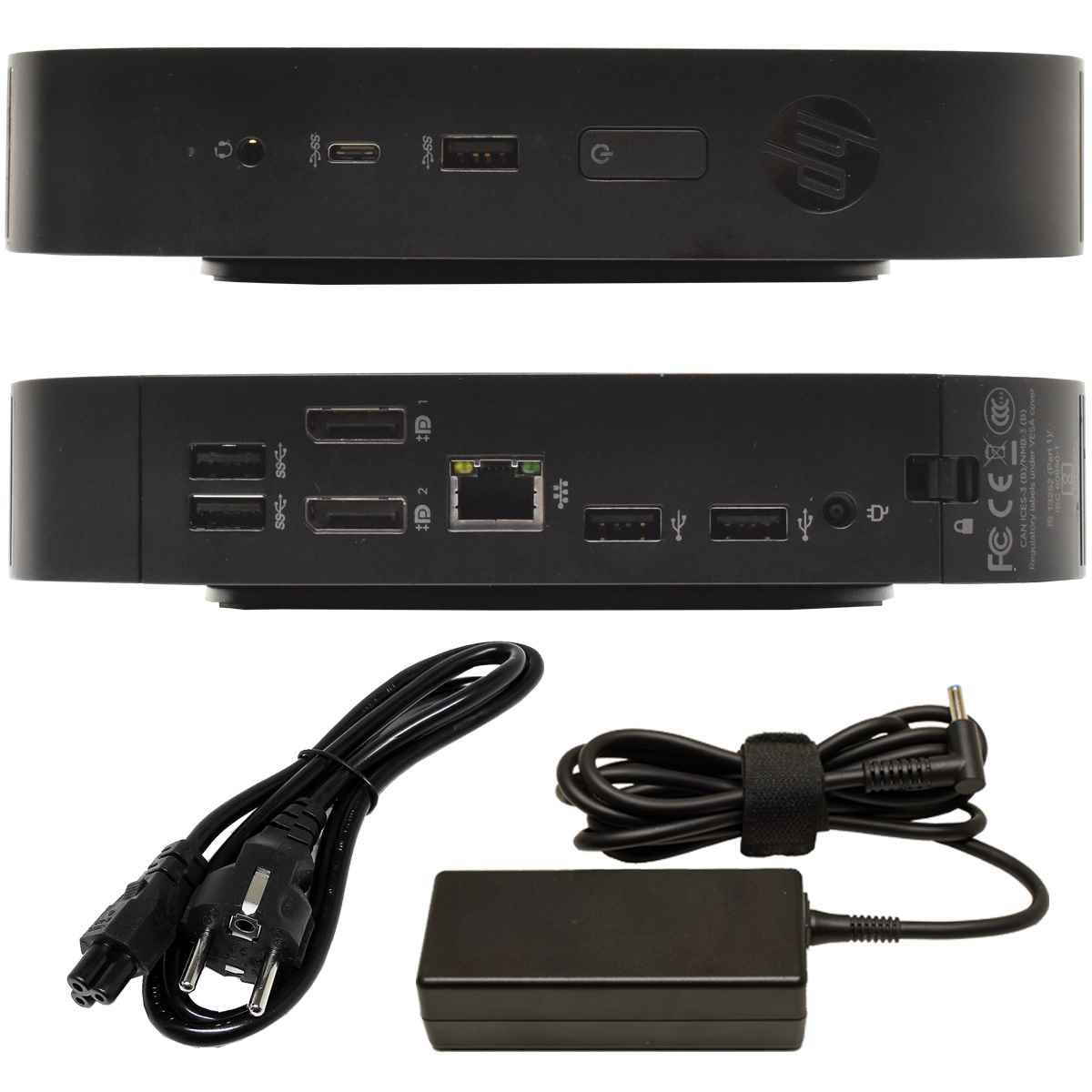 HP t530 ThinClient 1,50 GHz GX-215JJ 4GB RAM 8GB M.2 SSD 1x NT 1x Stand no OS 10 x HP t530 ThinClient 1,50 GHz GX-215JJ 4GB RAM 8GB M.2 SSD 1x NT no Stand no OS