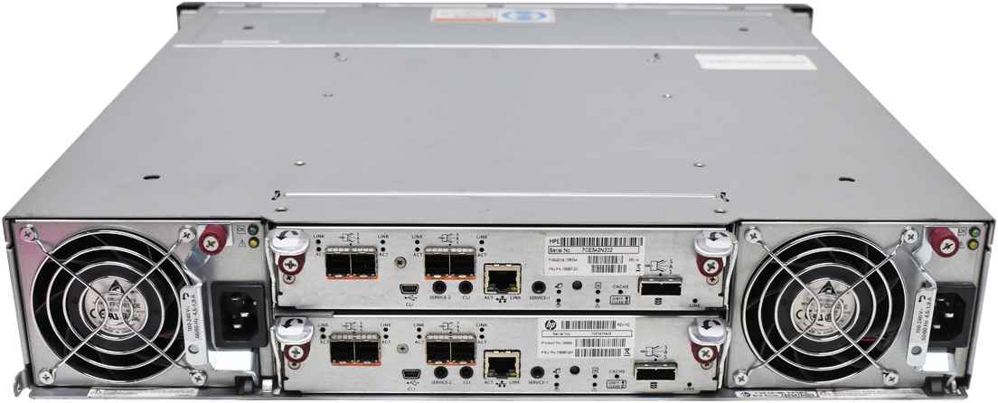 HP MSA 2040 ES SAS DC SFF Storage 2x 16G Controller 717870-001 24x SFF 2.5 noHDD