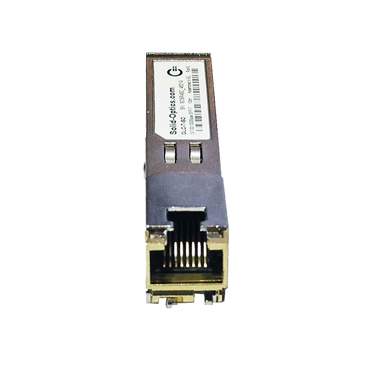 Solid-Optics GLC-T-SO 1000Base-T 100m SFP Copper RJ-45 Transceiver Module Solid-Optics GLC-T-SO 1000Base-T 100m SFP Copper RJ-45 Transceiver Module