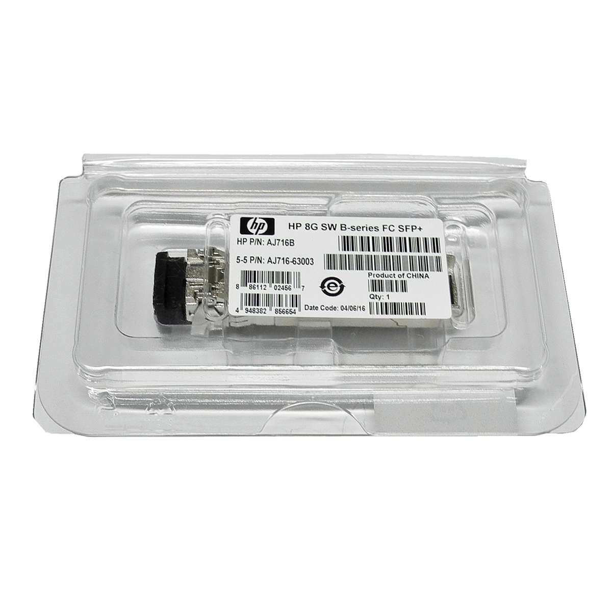 HP Original AJ716B FC SFP+ 8Gb SW 850 nm Transceiver AFBR-57D9AMZ-HP7 neu OVP