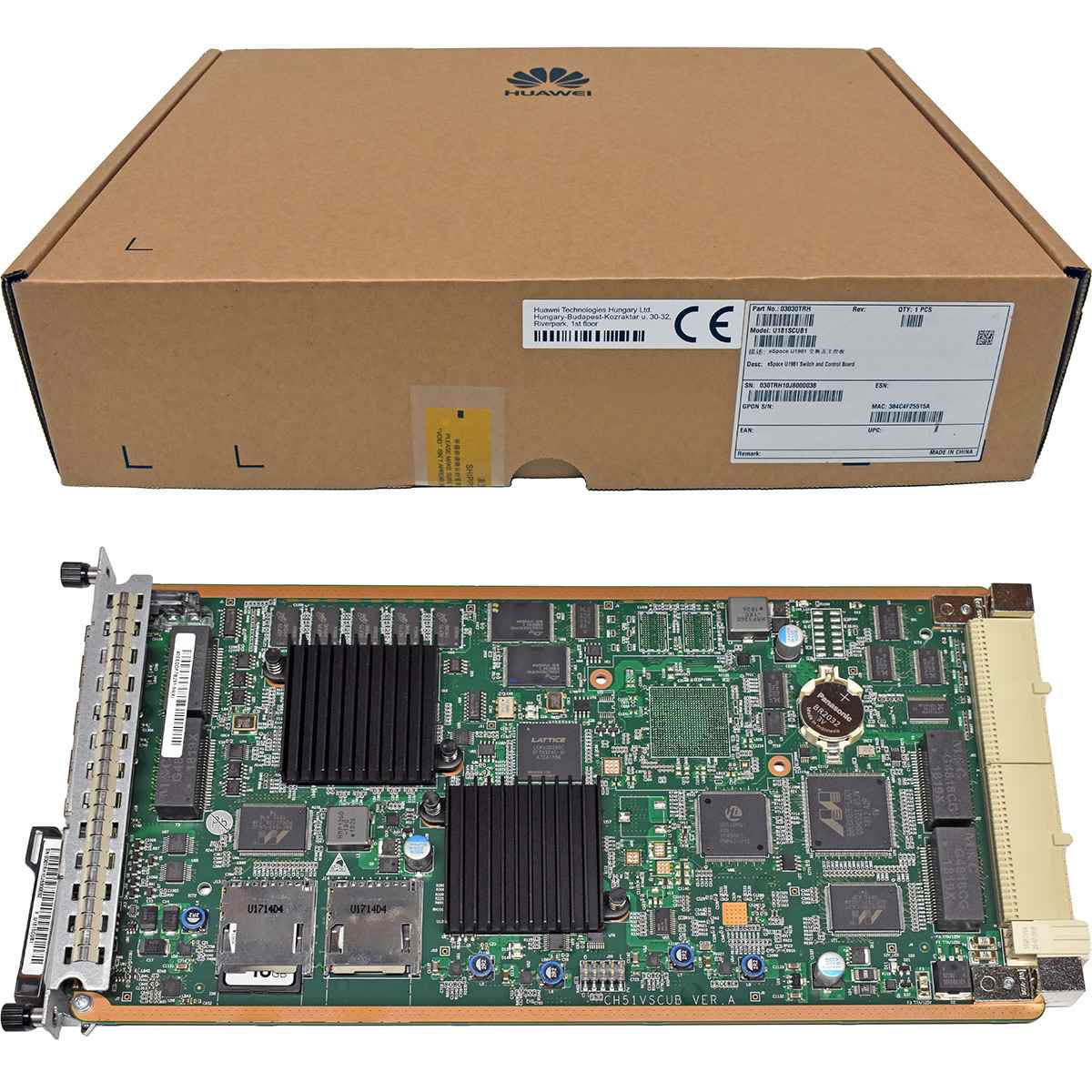 Huawei U181SCUB1 03030TRH Switch and Control Board +16GB SD Card for eSpace U1981 NEW NEU Huawei U181SCUB1 03030TRH Switch and Control Board +16GB SD Card for eSpace U1981 NEW NEU