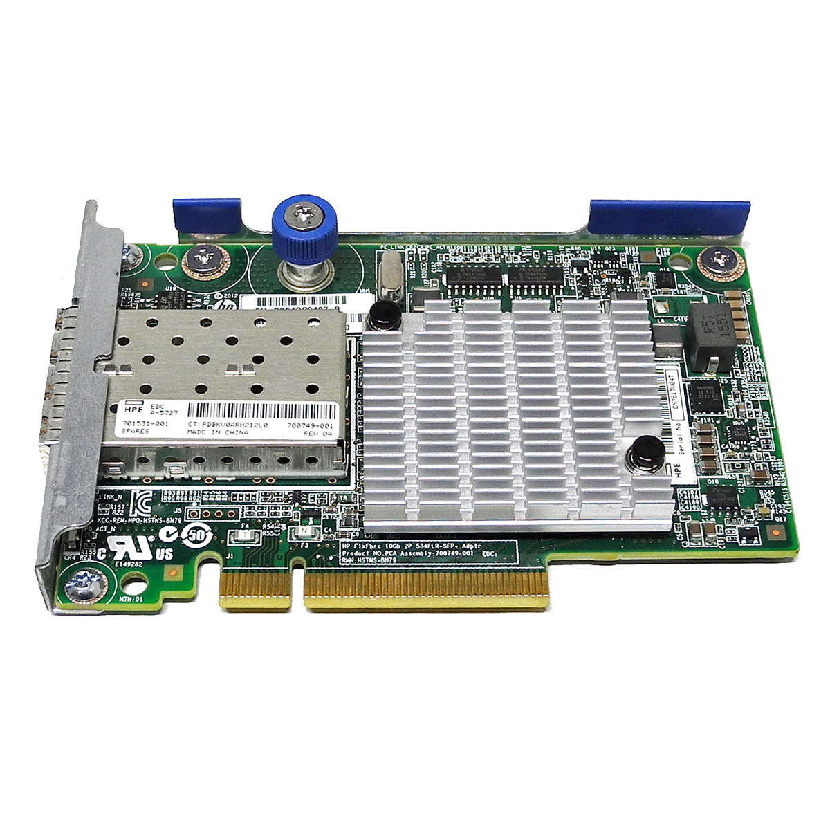 HP-534FLR-SFP-Dual-Port-PCIe-x8-10GbE-Network-Adap-002.jpg HP 534FLR-SFP+ Dual-Port PCIe x8 10GbE Network Adapter 700749-001 701531-001