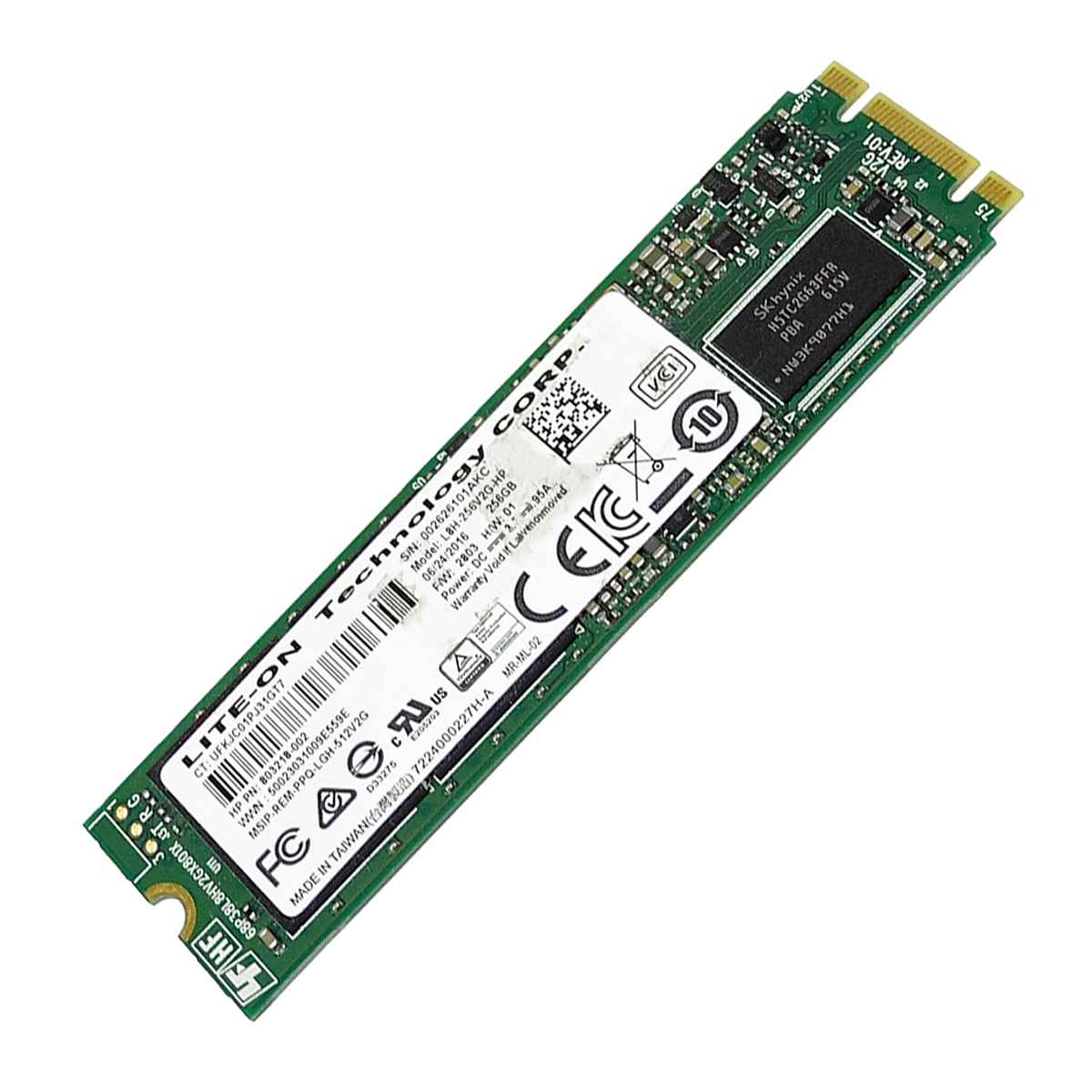 HP Lite-On L8H-256V2G-HP Solid State Drive (SSD) 256 GB M.2 2280 SATA 803218-002