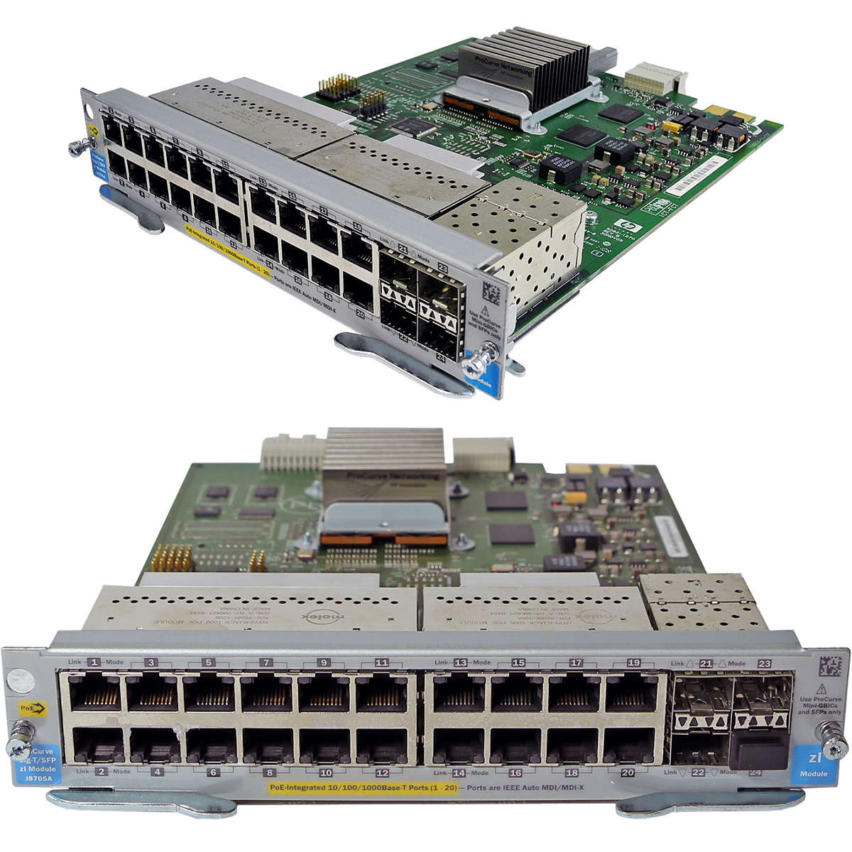 HP-ProCurve-20-4-Port-Gig-T-SFP-Module-J8705A-für-005.jpg HP ProCurve 20 + 4 Port Gig-T/SFP Module J8705A für Modular Switches zl Series