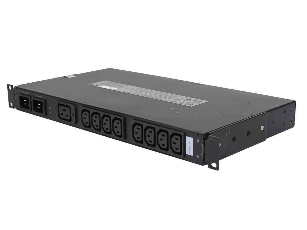 APC Automatic Transfer Switch AP7723 1x C19 8x C13 +Rack Ears APC Automatic Transfer Switch AP7723 1x C19 8x C13 +Rack Ears