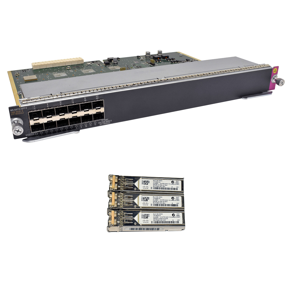 Cisco WS-X4712-SFP-E 12-Port SFP 1GE Module für Cisco Catalyst 4500E Series + Mini GBICs Cisco WS-X4712-SFP-E 12-Port SFP 1GE Module für Cisco Catalyst 4500E Series + Mini GBICs