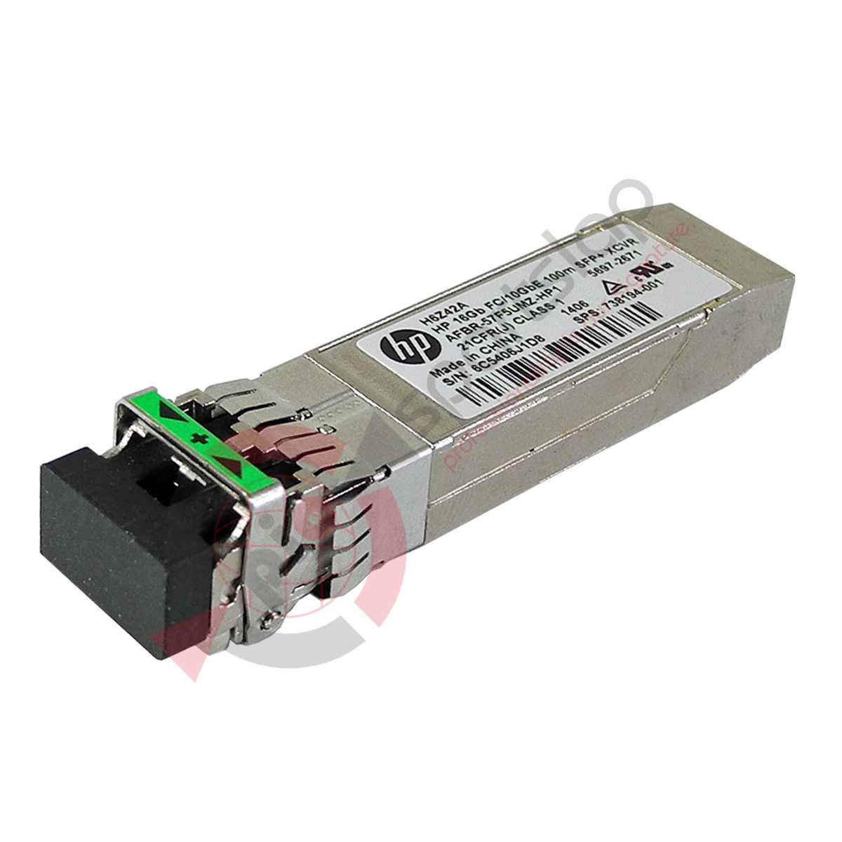 HP Original H6Z42A 16Gb FC/10GbE 100m SFP+ XCVR Transceiver SPS 738194-001 Renew HP Original H6Z42A 16Gb FC/10GbE 100m SFP+ XCVR Transceiver SPS 738194-001 Renew