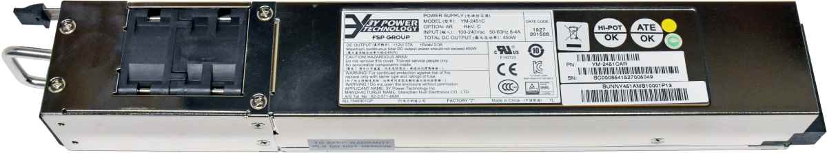 Citrix NetScaler 450W Netzteil Power Supply YM-2451C YM-2451CAR Citrix NetScaler 450W Netzteil Power Supply YM-2451C YM-2451CAR