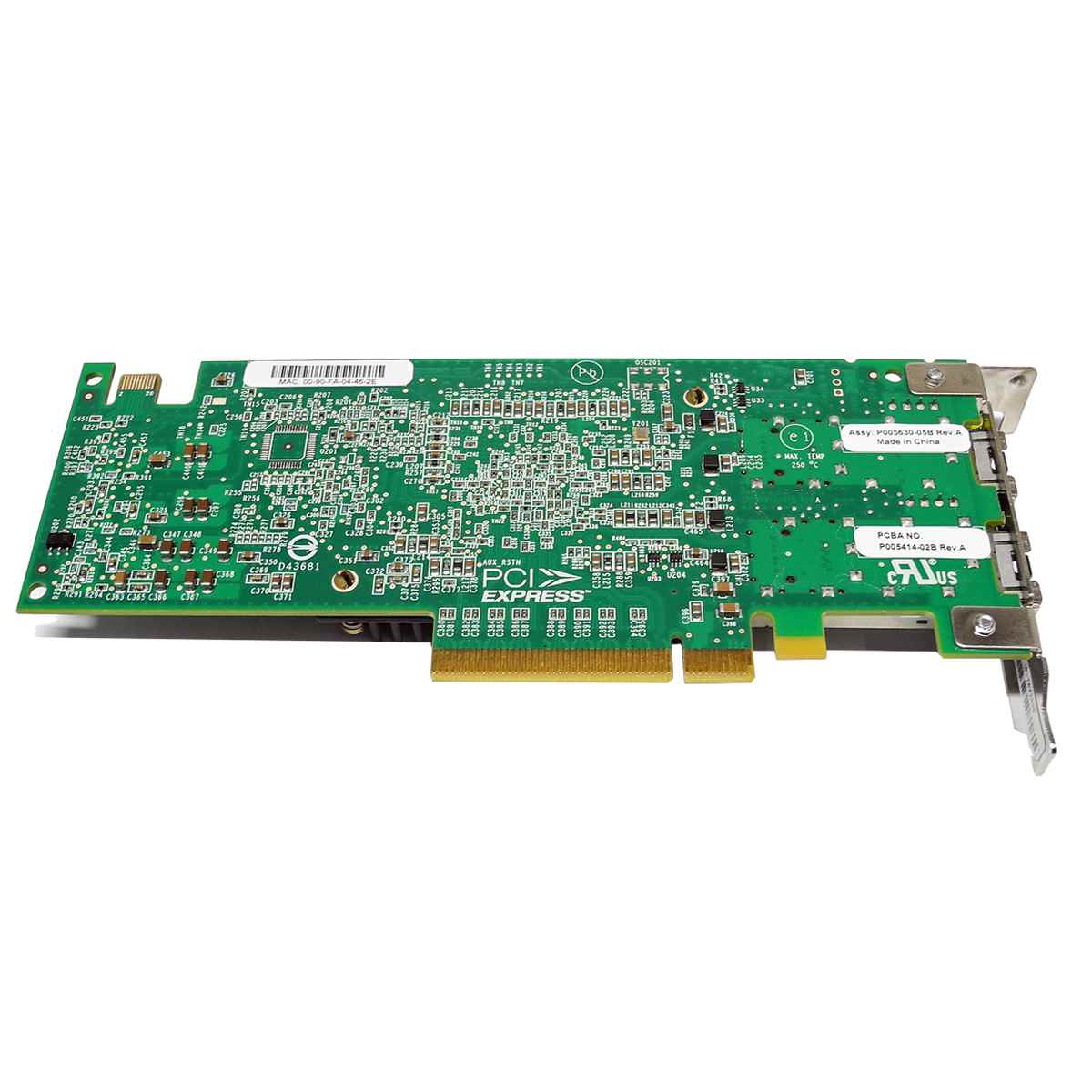 EMULEX OCE11102 IBM 74Y3460 Dual-Port 10GbE FC PCIe x8 Network Adapter LP