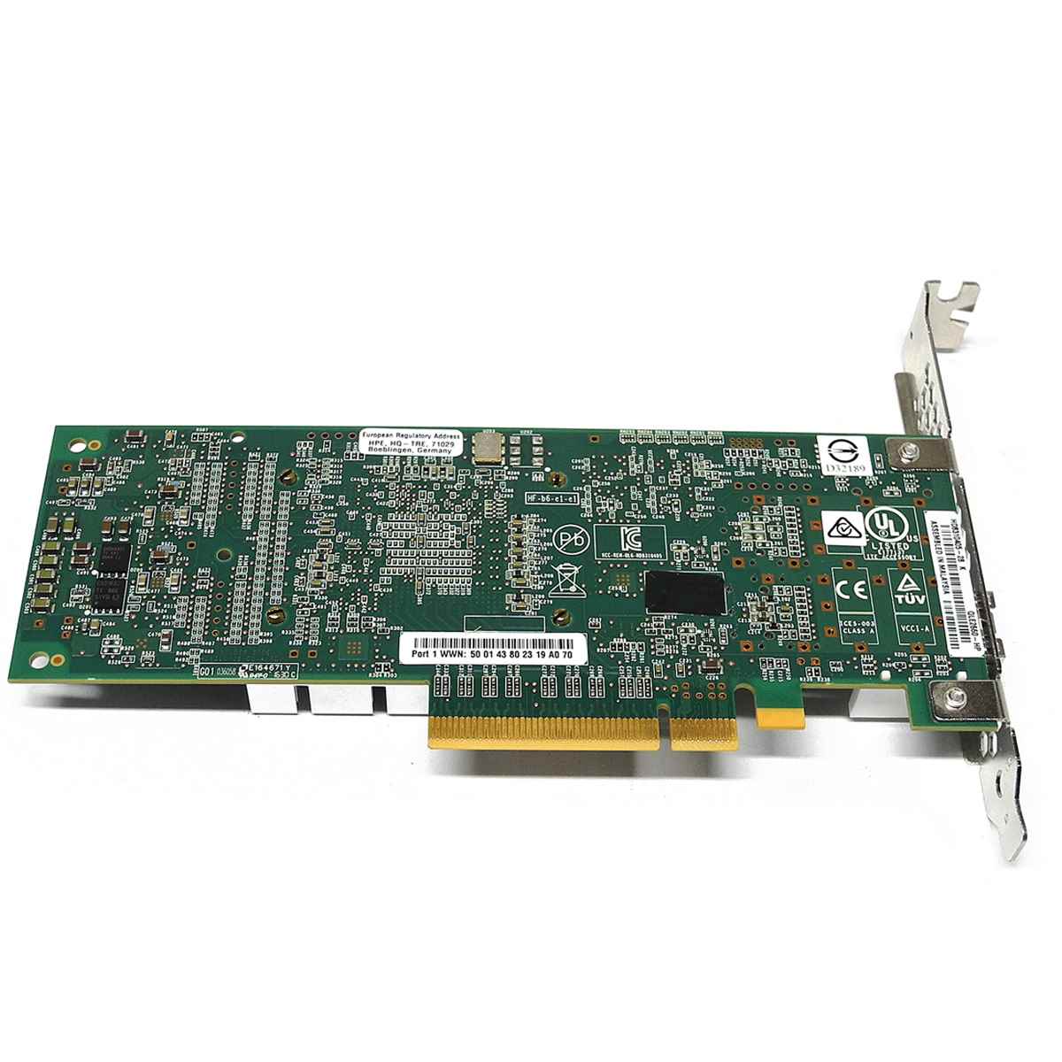 HP Qlogic QLE2660 Single-Port FC 16Gb PCIe x8 Network Adapter 699764-001 neu OVP HP Qlogic QLE2660 Single-Port FC 16Gb PCIe x8 Network Adapter 699764-001 neu OVP