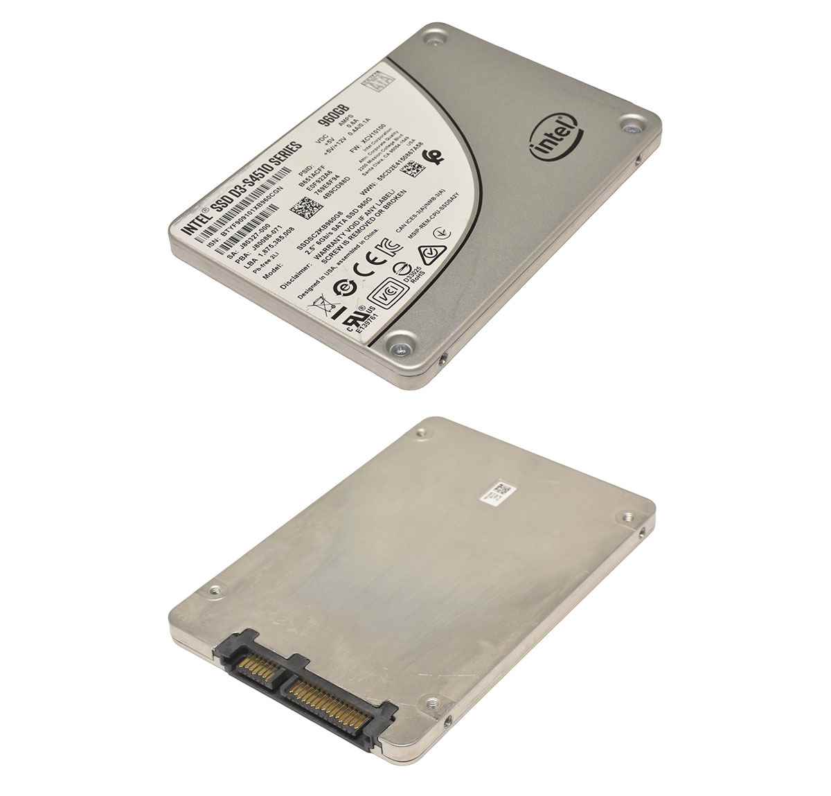 Intel SSD D3-S4510 Series 960GB 2.5" 6G SATA SSDSC2KB960G8
