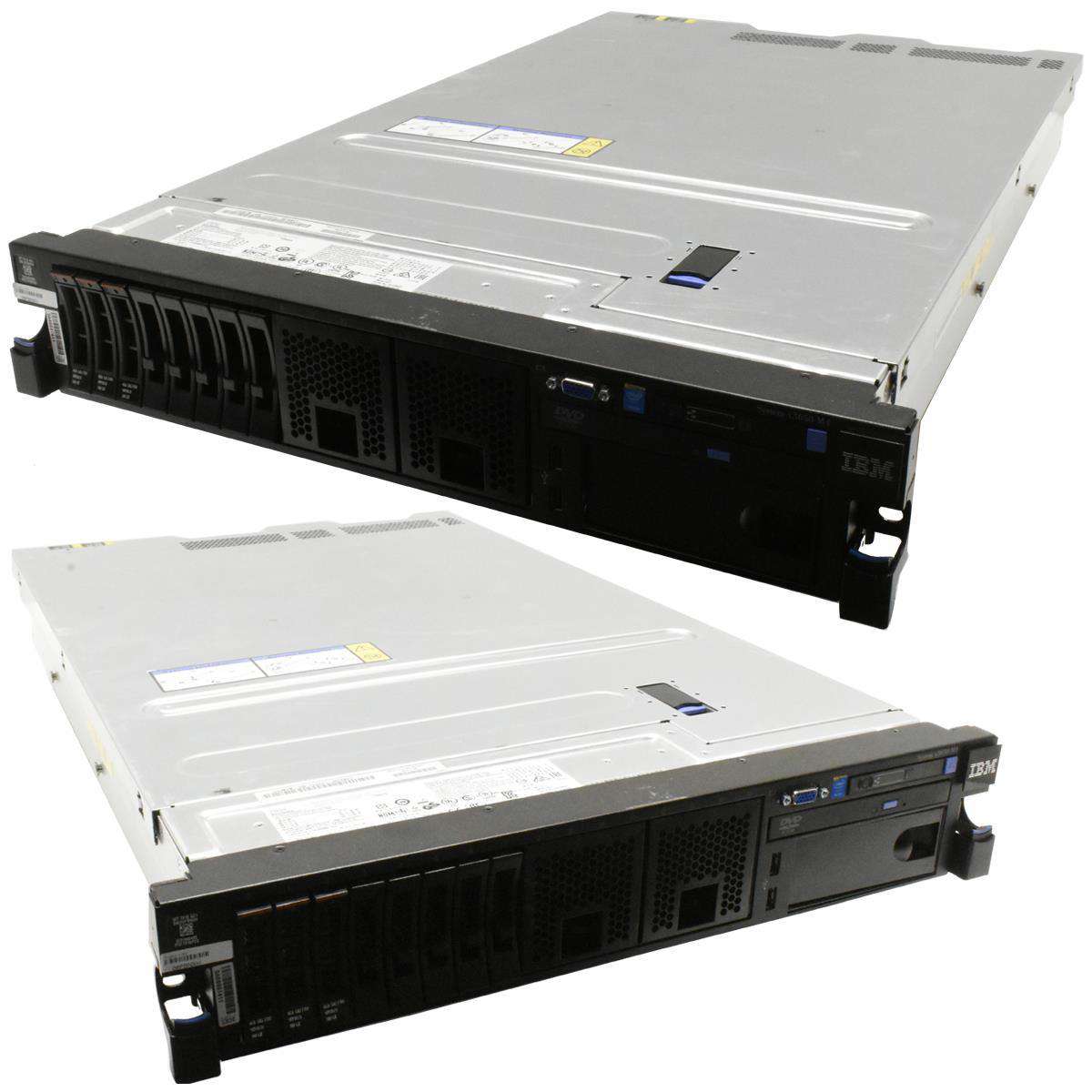 IBM x3650 M4 Server 2xE5-2680 V2 CPU 128GB RAM 8Bay 2,5" M5110