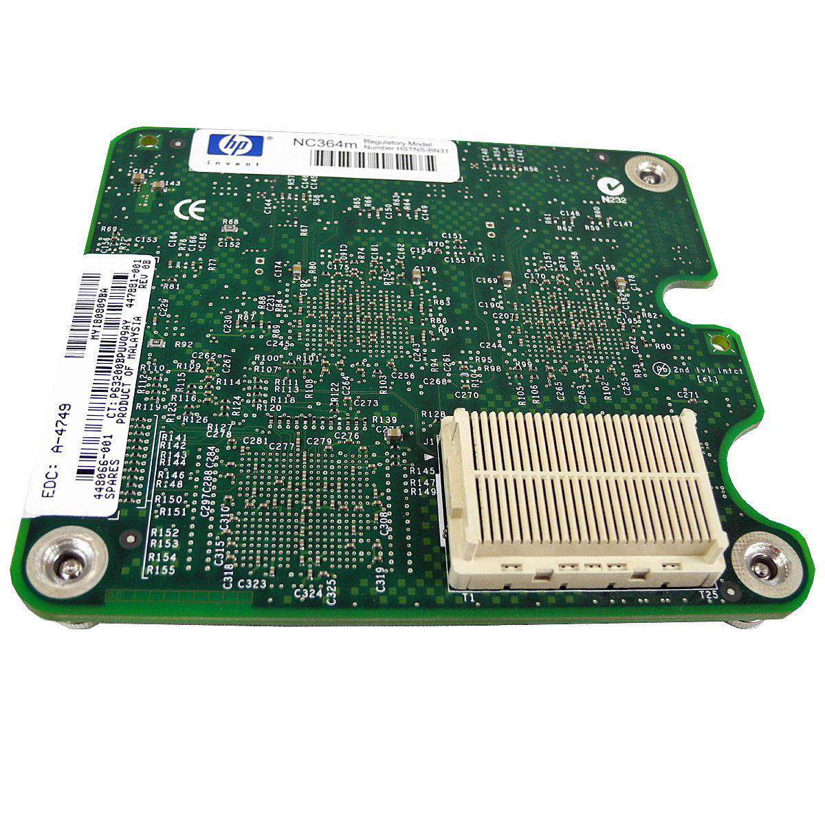 HP-NC364m-Quad-Port-1-Gbps-PCI-Express-BL-c-Server-002.jpg HP NC364m Quad-Port 1 Gbps PCI-Express BL-c Server Adapter SP#: 448066-001