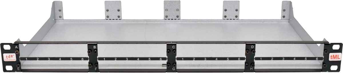 tde tML Modulträger 19"/1HE TML-19-1HE-8-M-SW NEW NEU