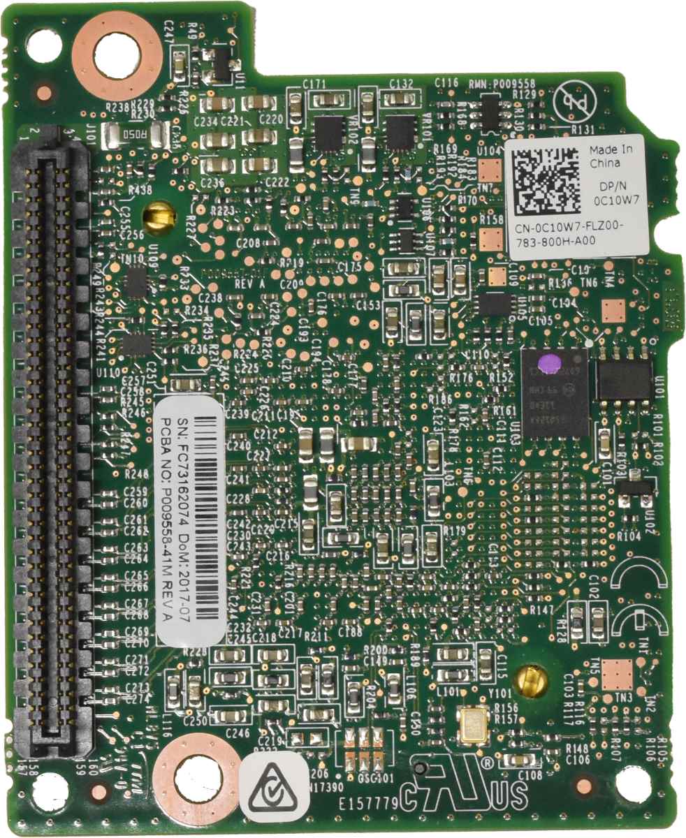EMULEX / DELL P009558 10G Dual Port Blade Network Daughter Card C10W7 P009558-41M EMULEX / DELL P009558 10G Dual Port Blade Network Daughter Card C10W7 P009558-41M