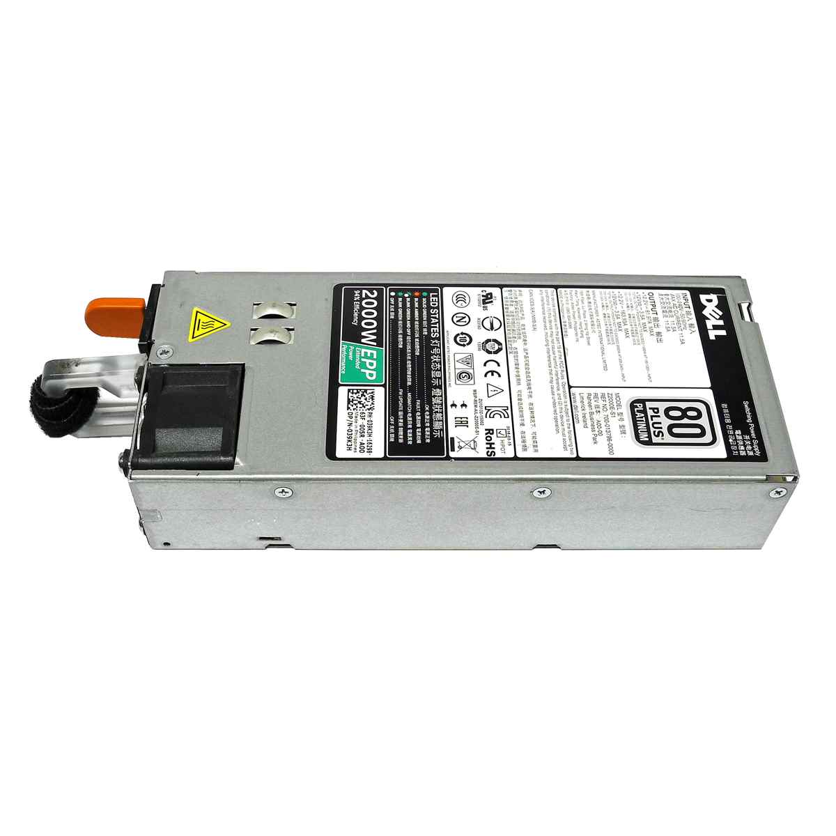 Dell Power Supply/Netzteil D2000E-S0 2000W 80 Plus Platinum für R740 R940 0J5WMG