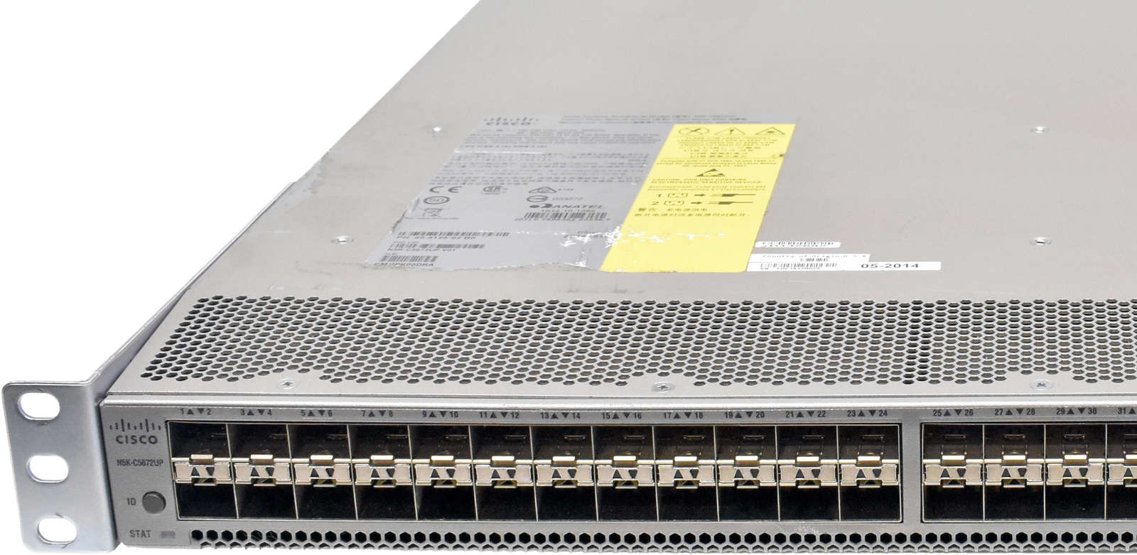 Cisco N5K-C5672UP 68-5638-02 48-Port 10GE SFP+ Switch 6x 40GE QSFP+ blue FANs
