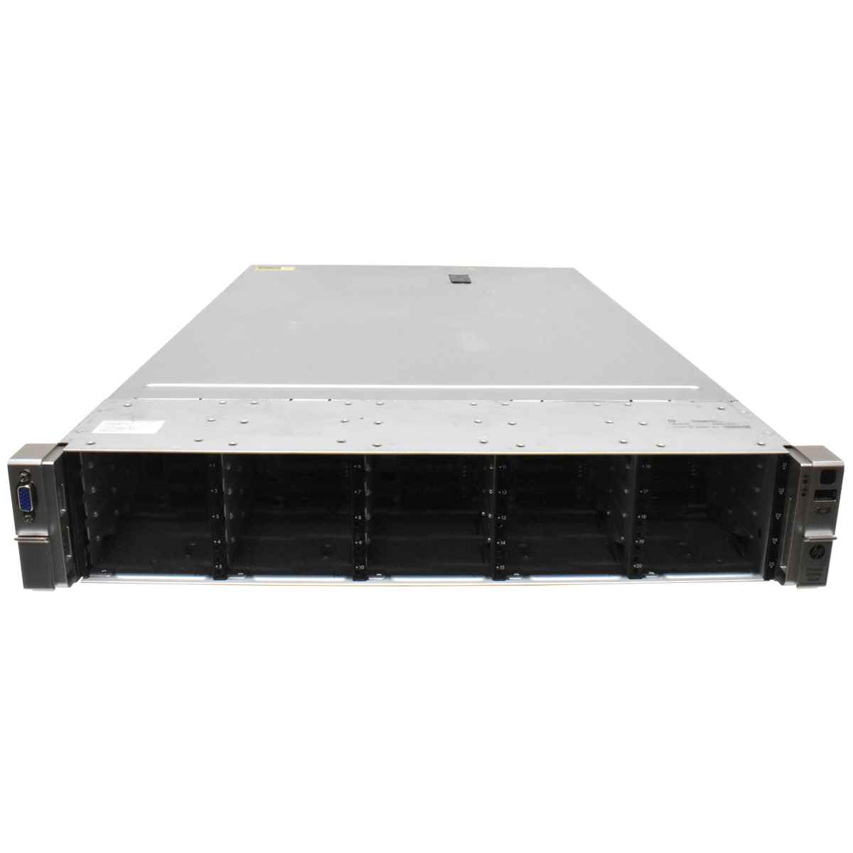 HP ProLiant DL380e G8 no CPU no RAM 2x Kühler Heatsink P420 25 Bay SFF 2.5 Zoll HP ProLiant DL380e G8 2x E5-2450L 64 GB RAM PC3 P420 25 Bay SFF 2.5 Zoll