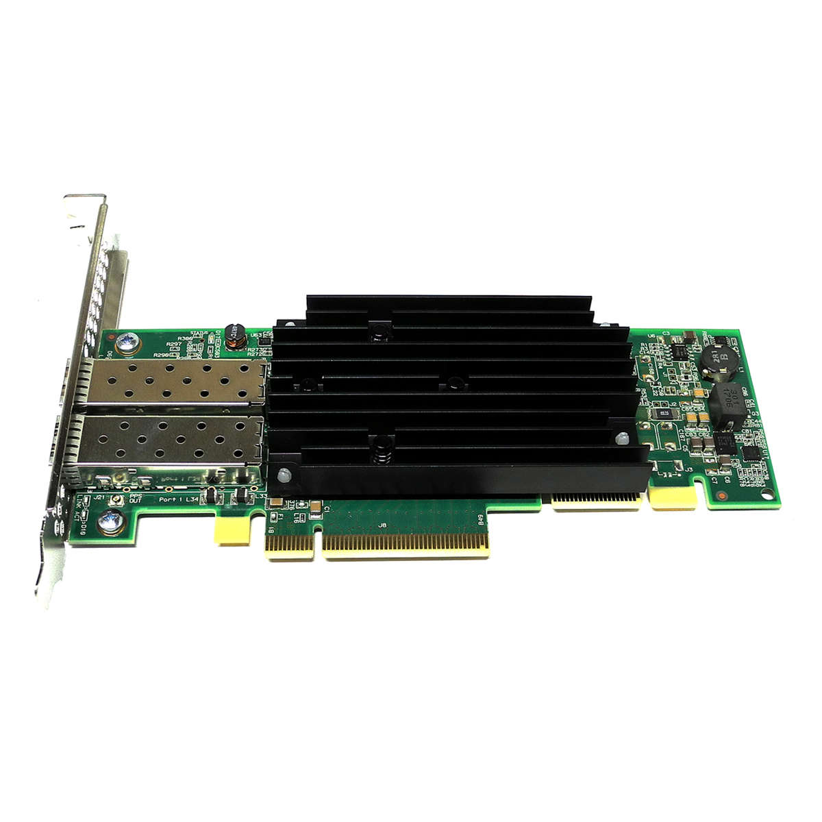 Solarflare-SR203-Dual-Port-10Gb-FC-PCIe-3-1-x8-Net-002.jpg Solarflare SR203 Dual-Port 10Gb FC PCIe 3.1 x8 Network Adapter SF10-050020 FP