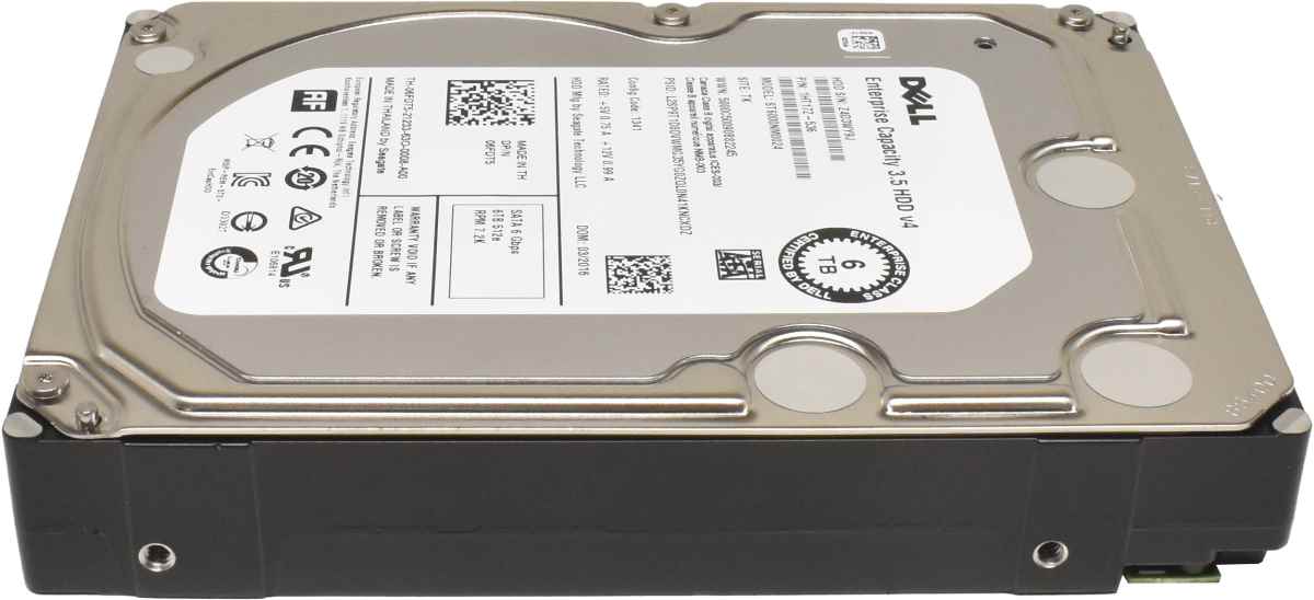 Dell Seagate 6TB 3.5" 7.2K 6G SATA HDD Festplatte ST6000NM0024 06FDT5 1HT17Z-536