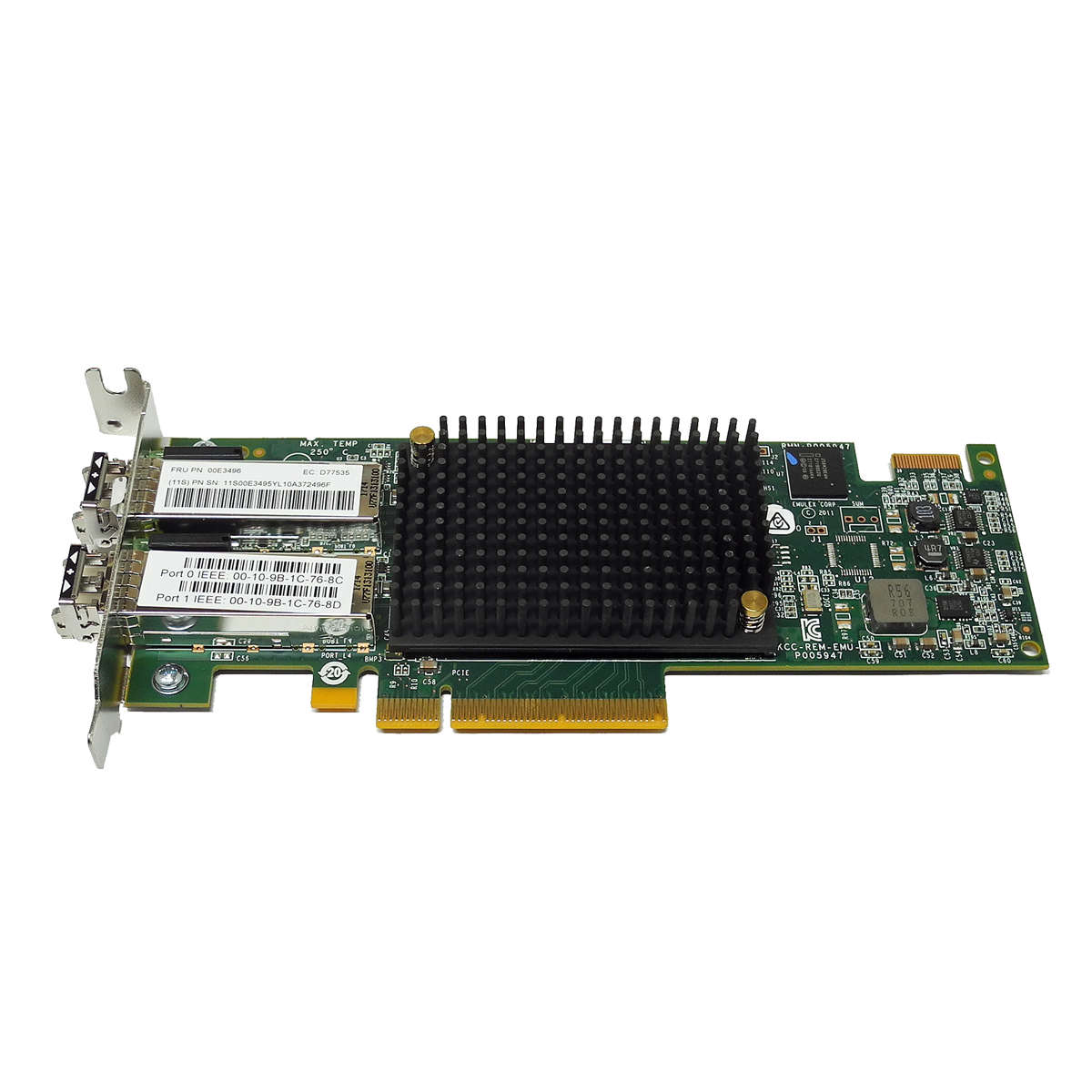 IBM-577F-LPE16002-Dual-Port-16Gb-s-PCIe-x8-FC-Host-002.jpg Fujitsu Emulex LPE16002 Dual-Port 16Gb/s PCIe x8 FC Host Bus Adapter LP + 2xSFP+