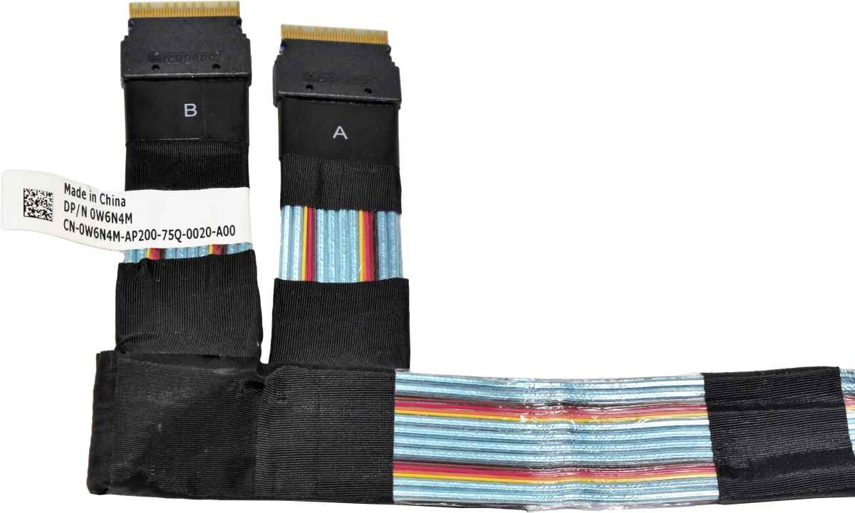 Dell 0W6N4M 2x SFF-8654 - 2x SFF8654 45cm NVMe Data Cable for R740 R740xd R940
