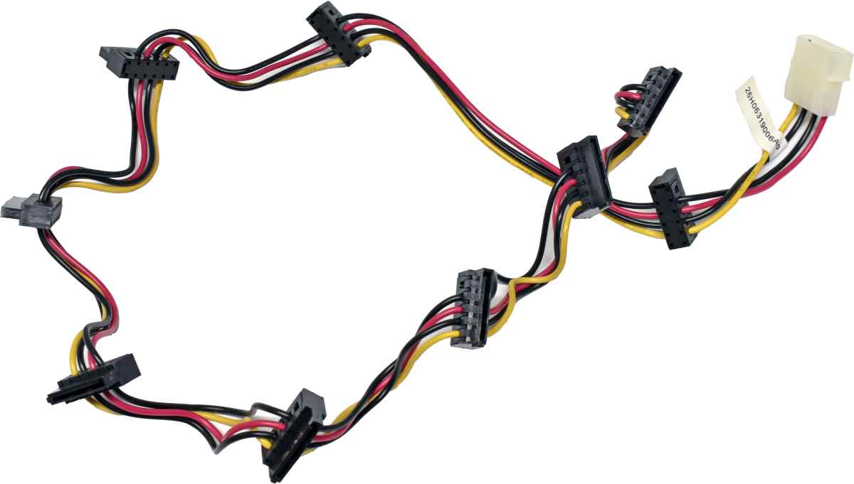 ZT System SATA Kabel Intern 9-Ports + Strom Stecker 26H06319006A0 800mm ZT System SATA Kabel Intern 9-Ports + Strom Stecker 26H06319006A0 800mm