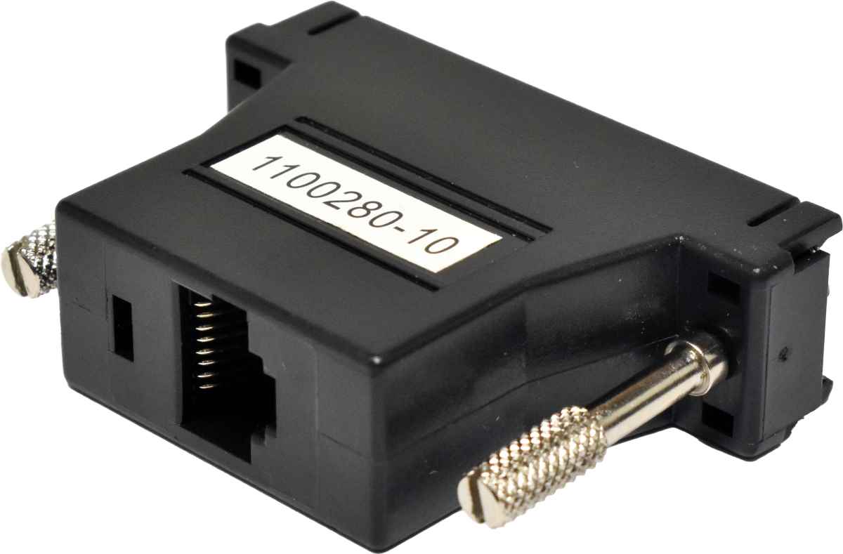 Perle IOLAN SCSC DBA0011C 04007020 1100280-10 DTE Adapter with SUN/Cisco pinout DB-25M - RJ-45F
