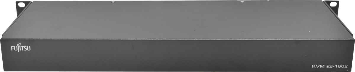Fujitsu s2-1602 520-325-510 16-Port RJ-45 KVM Switch +Rack Ears