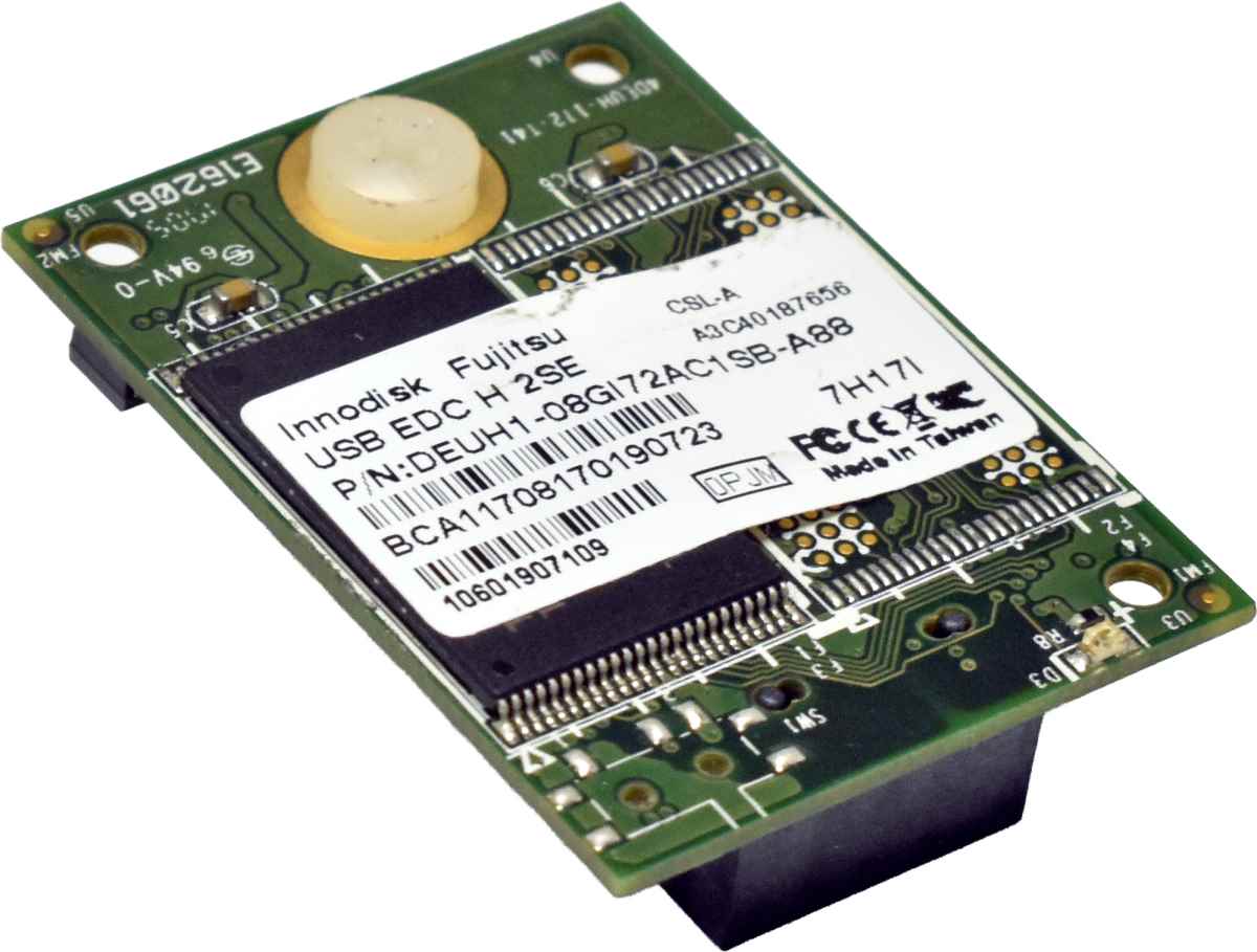 Fujitsu Innodisk USB EDC H 2SE DEUH1-08GI72AC1SB-A88 8GB Flash Memory Module Fujitsu Innodisk DEUH1-08GI72AC1SB-A88 USB EDC H 2SE 8GB Flash Memory Module