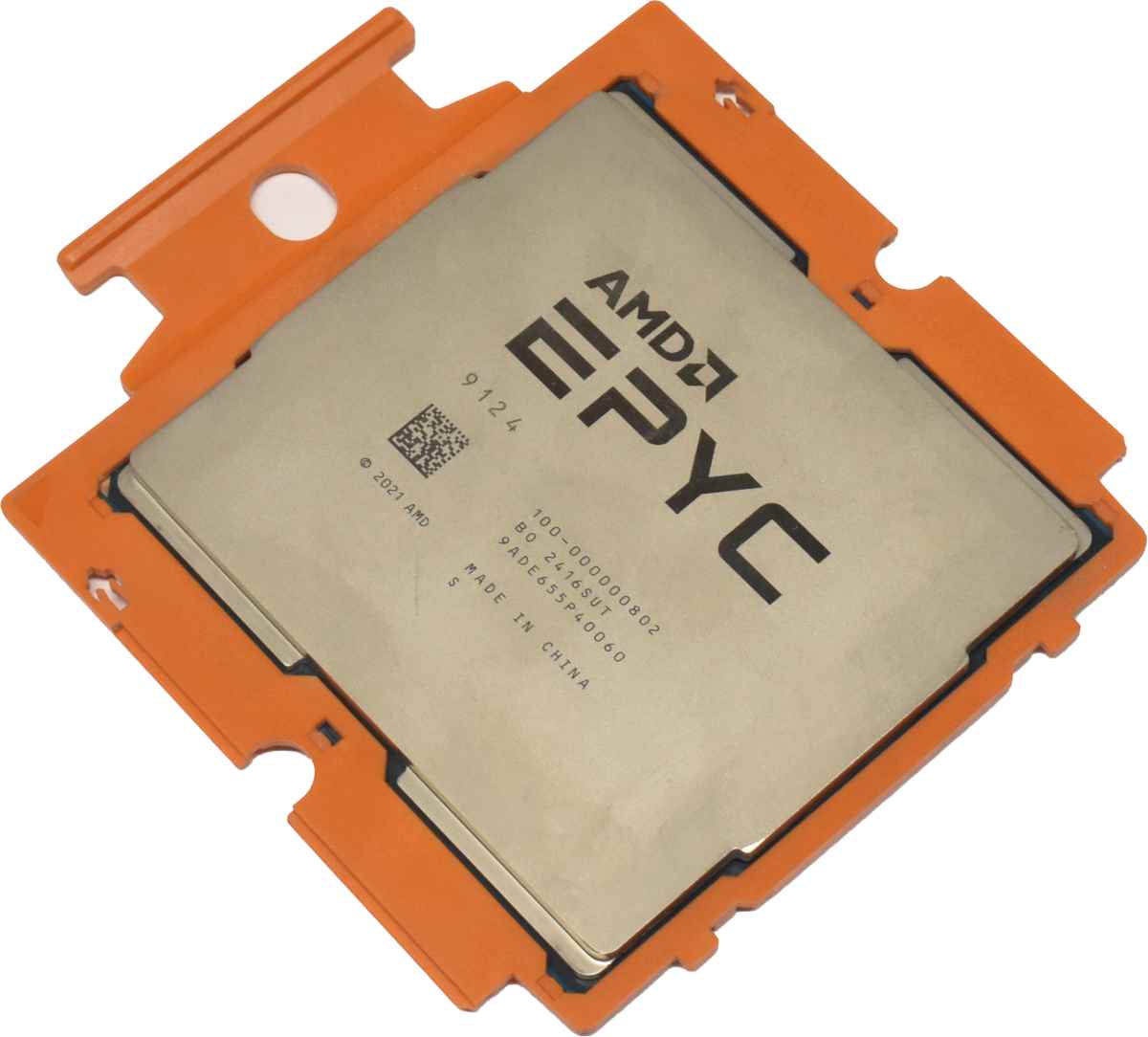 AMD EPYC 9124 Processor 16-Core 3.00GHz SP5 64MB L3 Cache 100-000000802 AMD EPYC 9124 Processor 16-Core 3.00GHz SP5 64MB L3 Cache 100-000000802