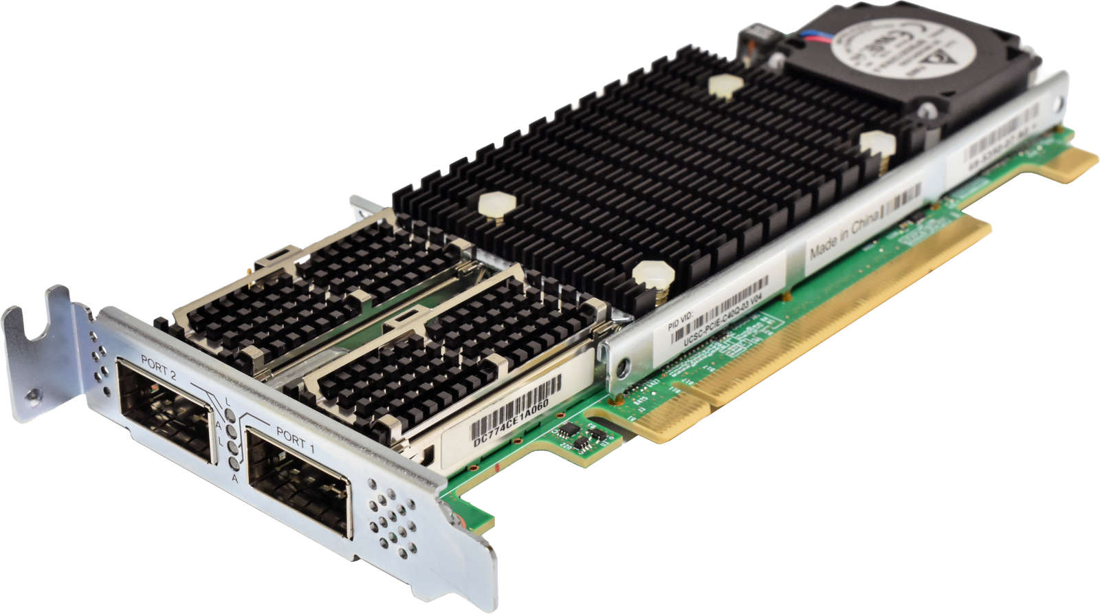 Cisco-VIC-1385-UCSC-PCIE-C40Q-03-68-5350-07-Dual-P-001.jpg Cisco VIC 1385 UCSC-PCIE-C40Q-03 68-5350-07 Dual-Port QSFP+ 40GE FCoE PCIe 3.0 x16 LP