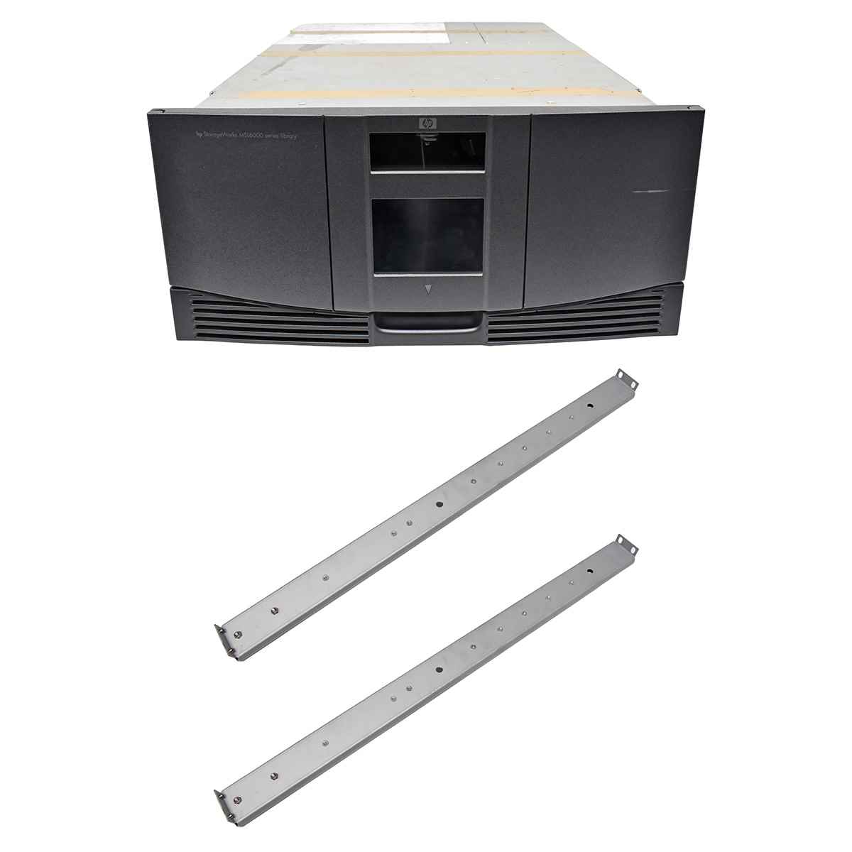 HP StorageWorks MSL6030 Tape Library + Rack Rail Kit + PSU no Tape Drives no Controller HP StorageWorks MSL6030 Tape Library + Rack Rail Kit + PSU no Tape Drives no Controller