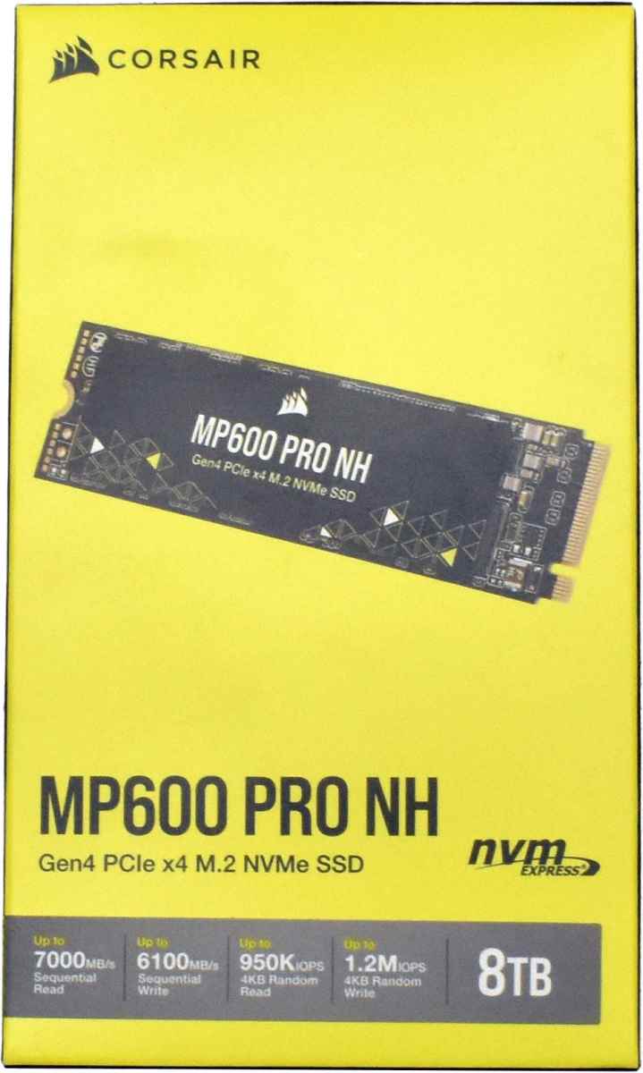 Corsair MP600 Pro NH Gen4 PCIe x4 M.2 NVMe SSD 8TB NEU!