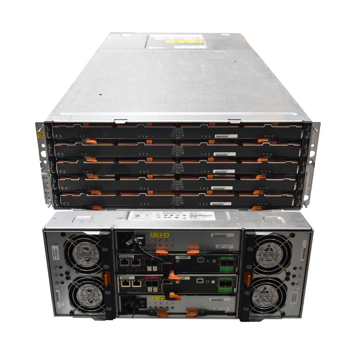 NetApp SG5760 Disk Shelf 60x HDD PL2-25369-22A 1750W PSU 4U 2x Controller A100069 + Rails NetApp SG5760 Disk Shelf 60x HDD PL2-25369-22A 1750W PSU 4U 2x Controller A100069 + Rails