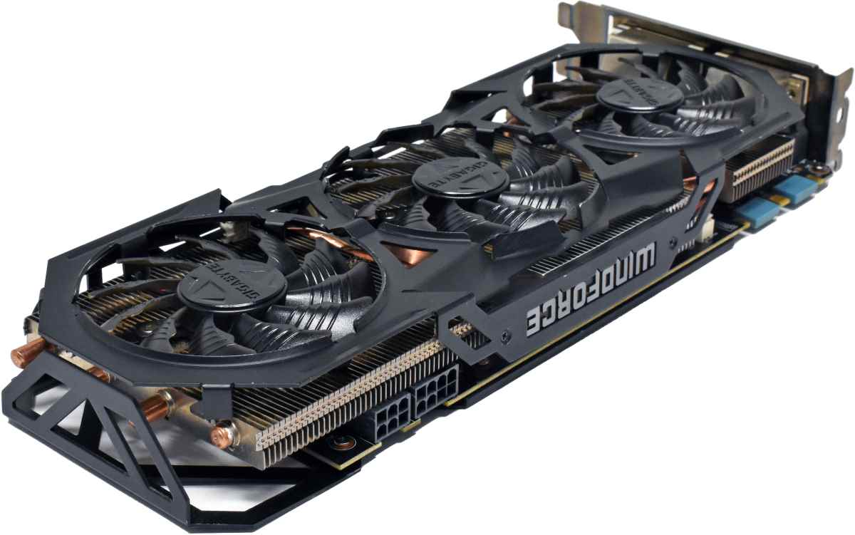 Gigabyte Windforce GV-N970G1 GAMINIG-4GD NVIDIA Geforce GTX 970 Graphics Card GM204 4GB GDDR5 PCIe 3.0 x16 HDMI 2x DVI 3x DP Gigabyte Windforce GV-N970G1 GAMINIG-4GD NVIDIA Geforce GTX 970 Graphics Card GM204 4GB GDDR5 PCIe 3.0 x16 HDMI 2x DVI 3x DP