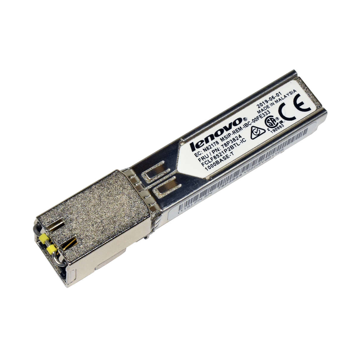 Lenovo-Finisar-FCLF8521P2BTL-IC-SFP-Transceiver-10-001.jpg Lenovo Finisar FCLF8521P2BTL-IC SFP Transceiver 1000Base-T RJ-45 00FE333 78P3824