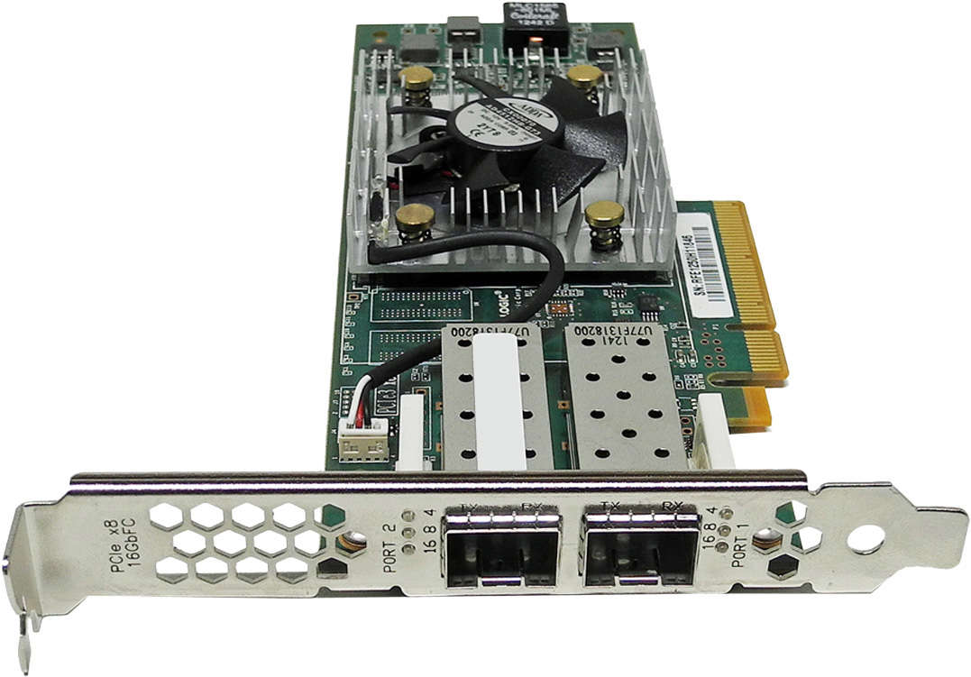 QLogic-QLE2672-Dual-Port-16G-PCIe-x8-FC-Server-Ada-003.jpg QLogic QLE2672 Dual-Port 16G PCIe x8 FC Server Adapter HD8310405-02 R FP
