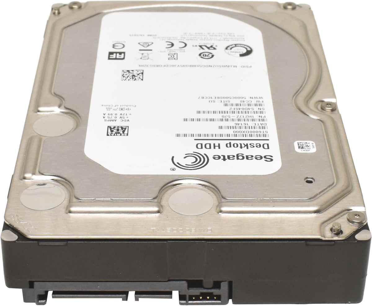 Seagate Desktop 6TB 3.5" 7.2K 6G SATA HDD Festplatte ST6000DX000 1H217Z-570