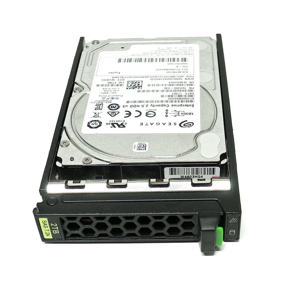 Fujitsu HDD ST2000NX0433 2TB SAS Festplatte 2.5" 7,2 K 12Gbs A3C40195785 Fujitsu HDD ST2000NX0433 2TB SAS Festplatte 2.5" 7,2 K 12Gbs A3C40195785