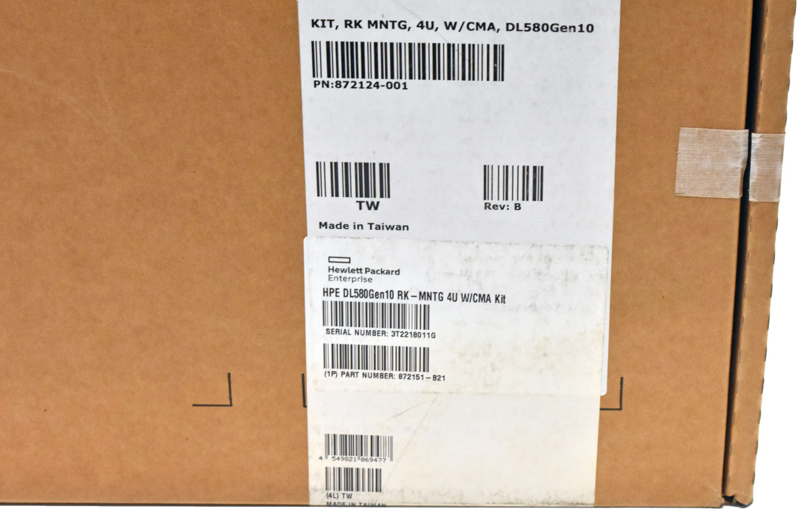 HP 872151-B21 Rack Rail Kit with Cable Management Arm HPE ProLiant DL580 G10 Neu OVP
