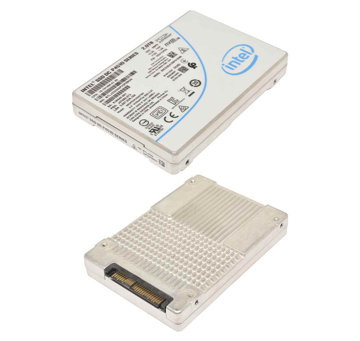 Intel DC P4510 Series 2TB 2.5" NVMe / PCIe SSD SSDPE2KX020T8K Intel DC P4510 Series 2TB 2.5" NVMe / PCIe SSD SSDPE2KX020T8K