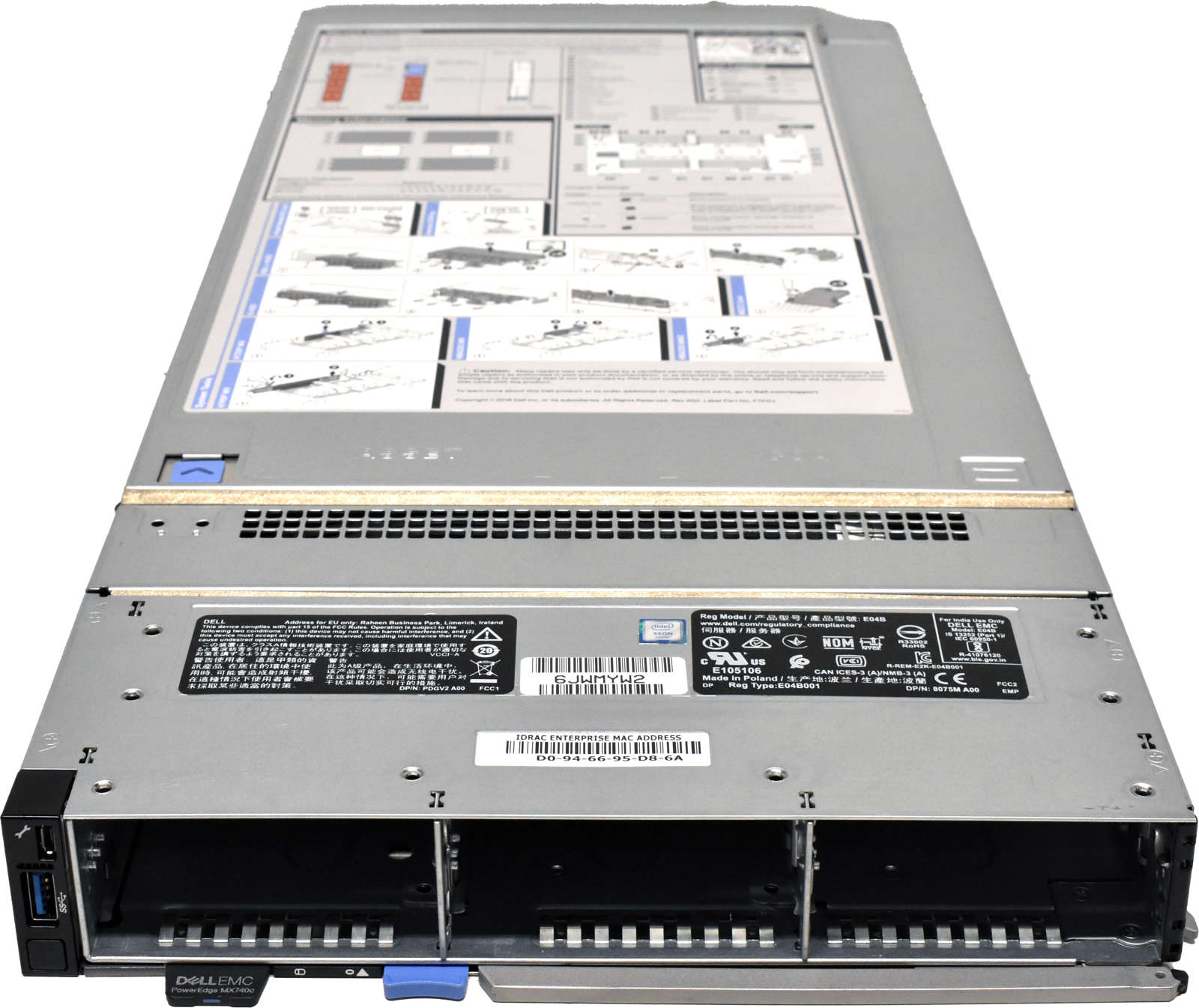 DELL-PowerEdge-MX740c-Blade-Server-Chassis-mit-Mai-001.jpg DELL PowerEdge MX740c Blade Server Chassis mit Mainboard PERC H730p MX BOSS VG384 IDRAC